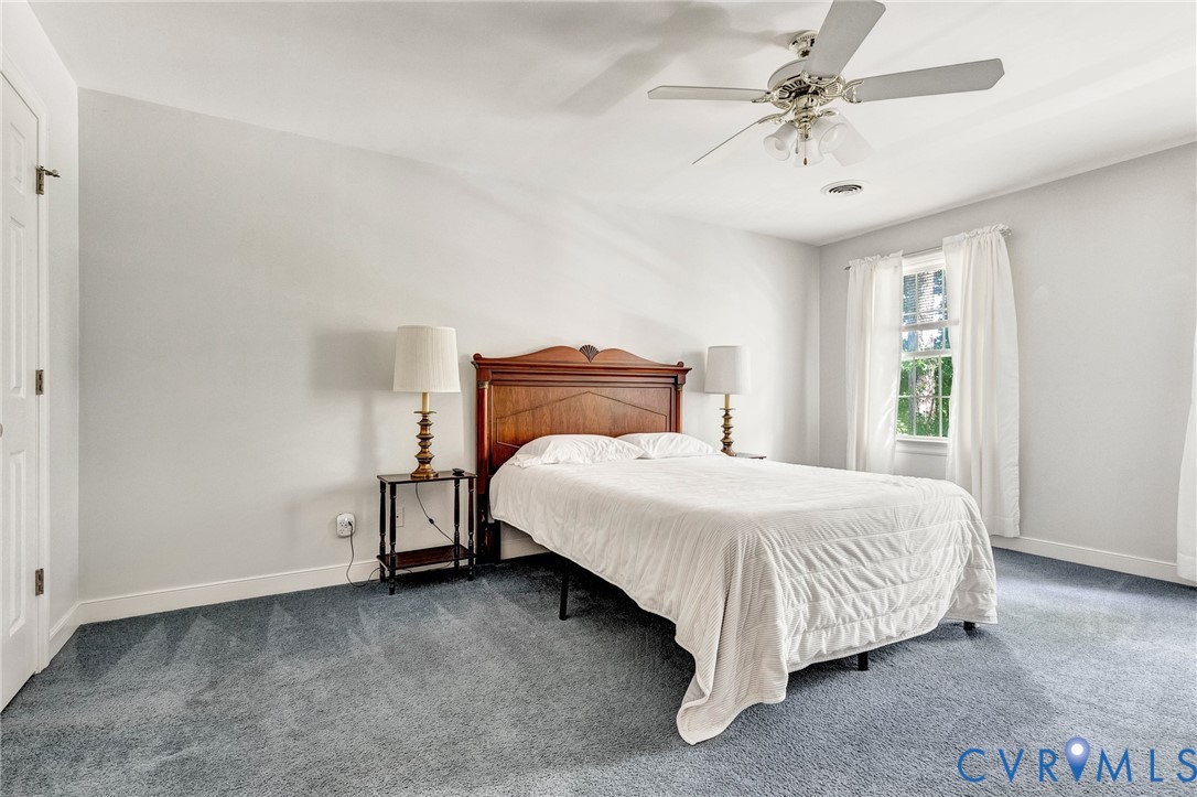 16406 Inchcape Road Moseley, VA 23120 - Photo 36 of 62 Wall-to-wall carpeting and a ceiling fan with inte