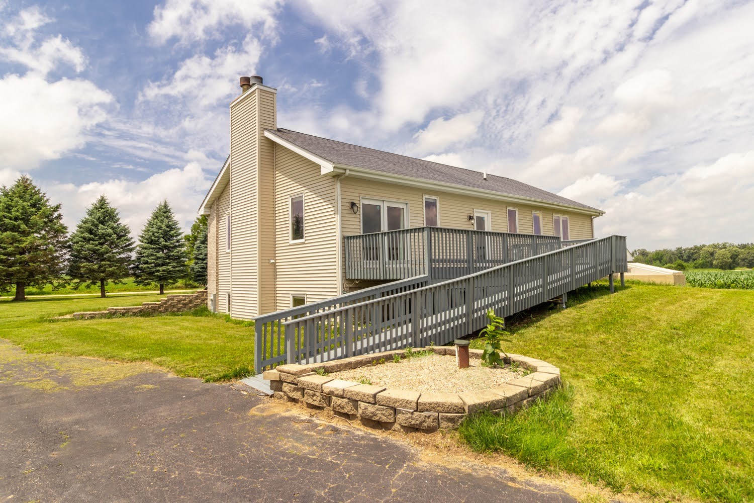 16649 Beaverton Road Capron, IL 61012 - Photo 31 of 48 a view of a house with a yard