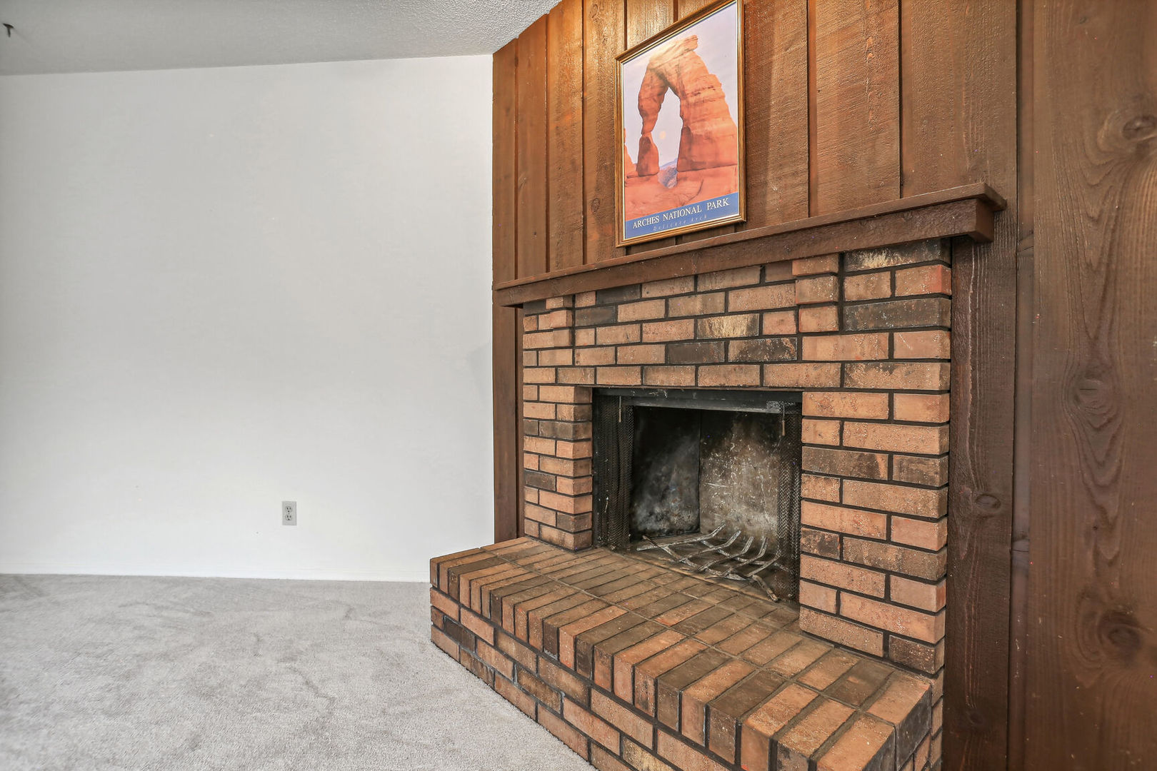 2307 Aspen Drive Champaign, IL 61821 - Photo 13 of 26 a bedroom with a bed and a fireplace