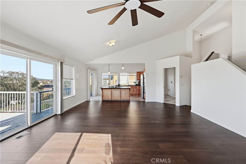 629 Poker Flat Road Copperopolis, CA 95228 - Photo 10 of 71 a view of an empty room with wooden floor and a window