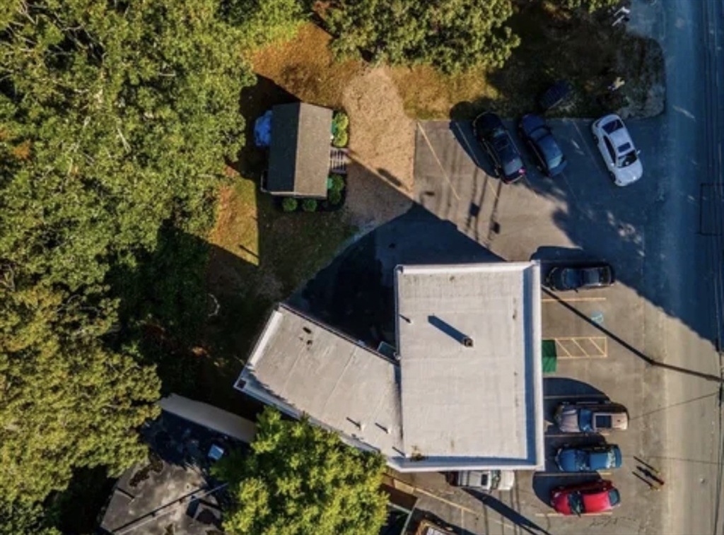123 Sconticut Neck Road Fairhaven, MA 02719 - Photo 3 of 18 an aerial view of a house with a yard
