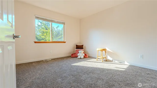 a view of empty room with toys