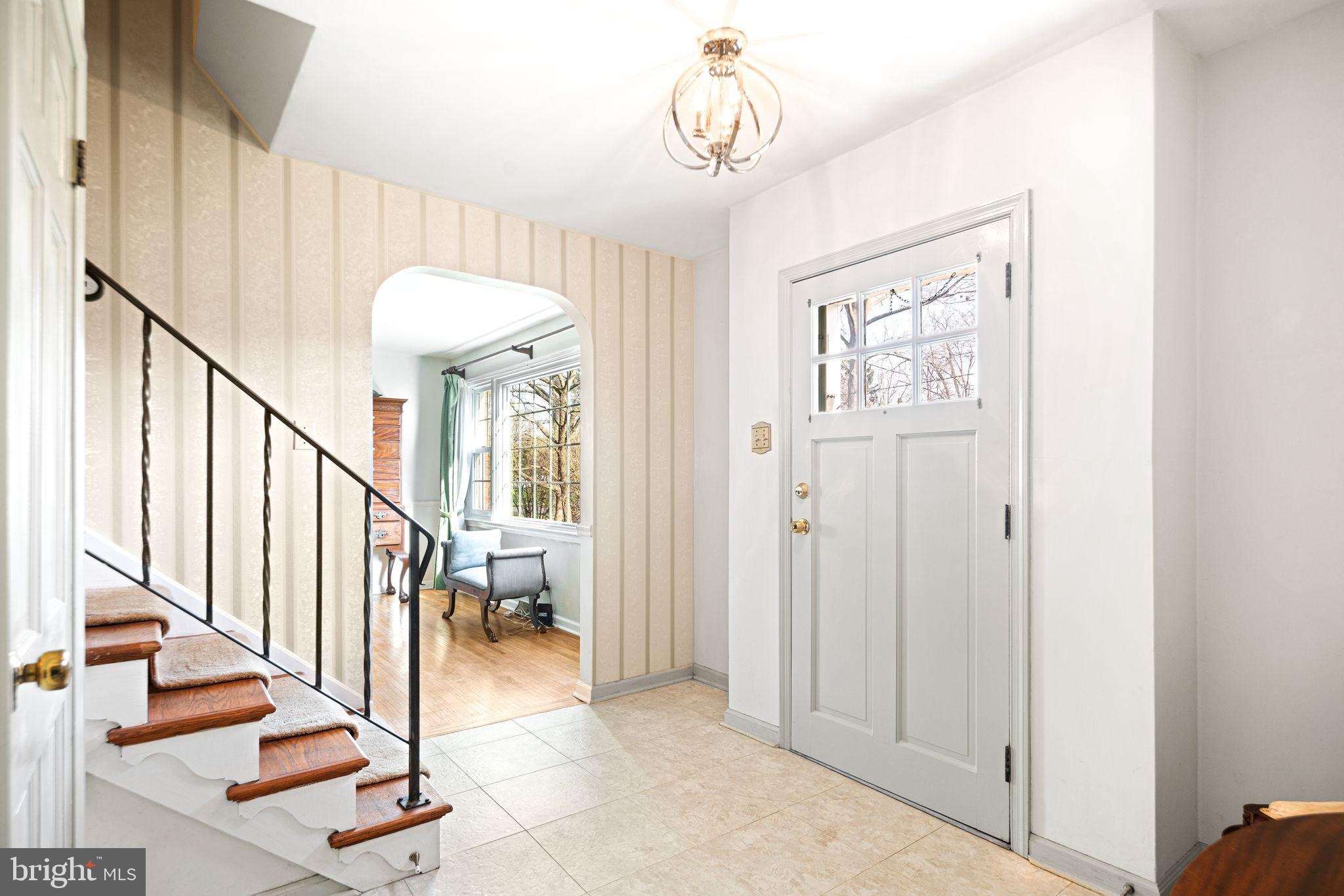 2809 Hunterdon Drive Cinnaminson, NJ 08077 - Photo 3 of 31 a view of entryway and hall with wooden floor