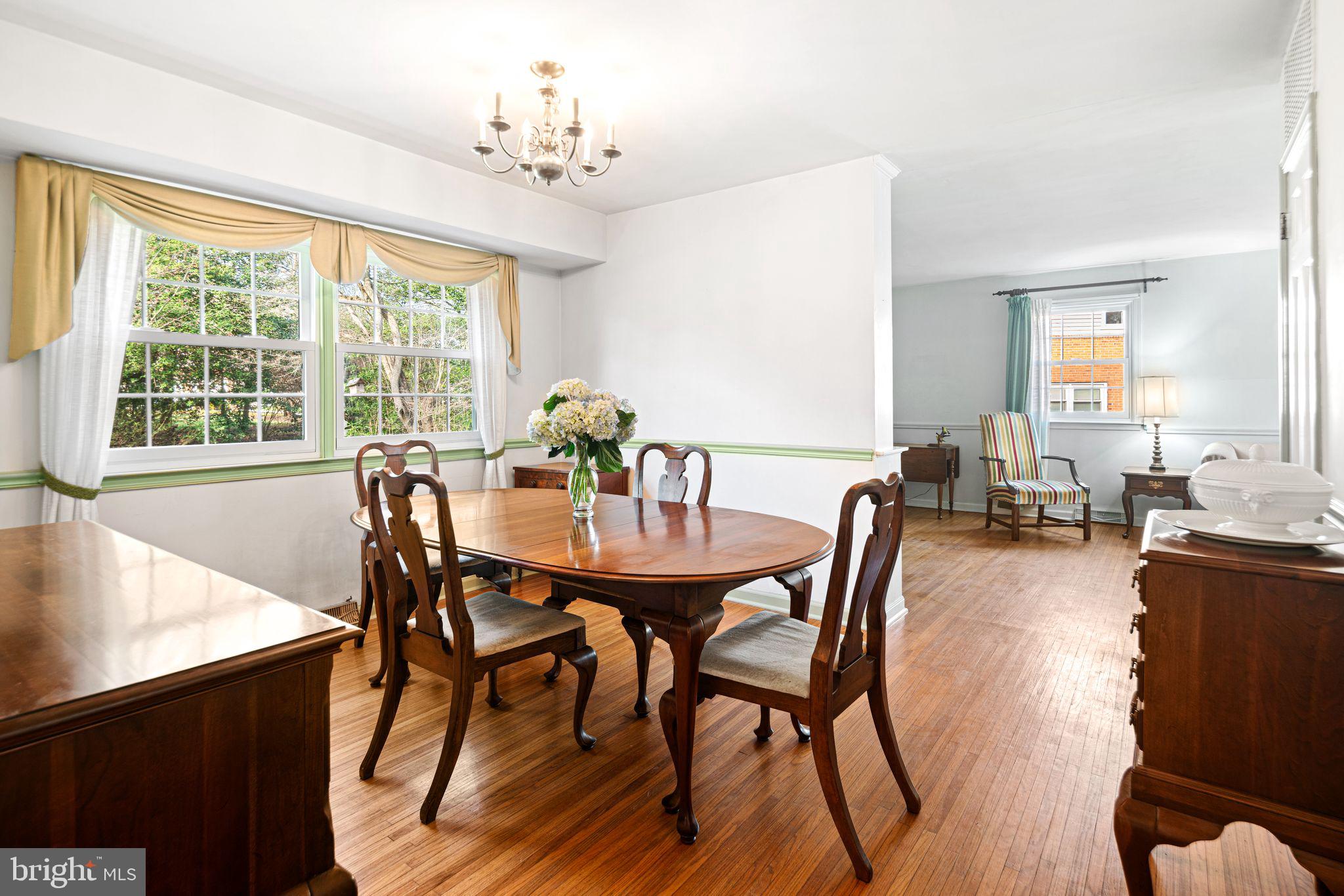 2809 Hunterdon Drive Cinnaminson, NJ 08077 - Photo 8 of 31 a view of a dining room with furniture window and outside view