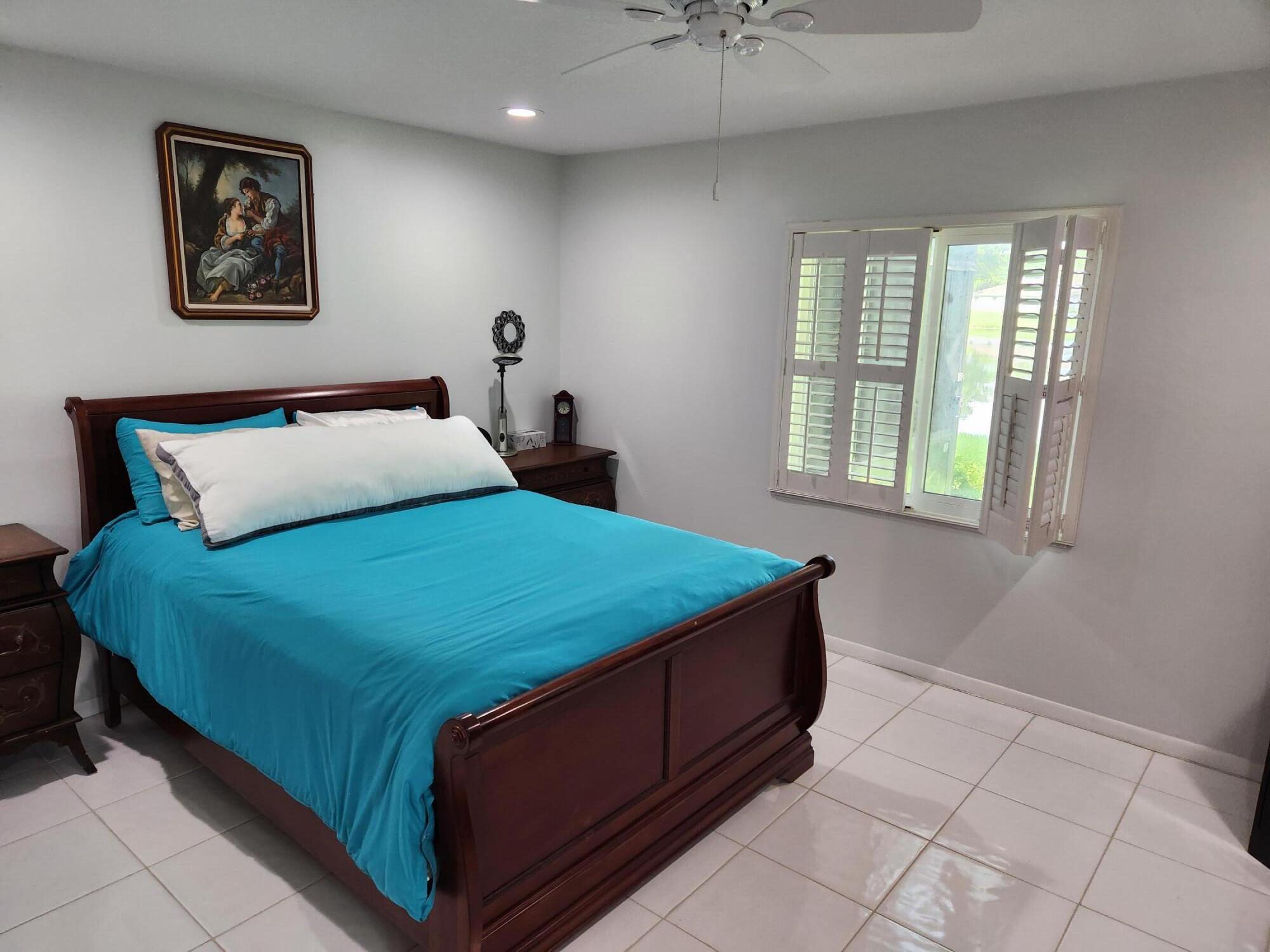 18541 Cherborg Drive, Unit D Boca Raton, FL 33496 - Photo 10 of 36 Master Bedroom w/Water View