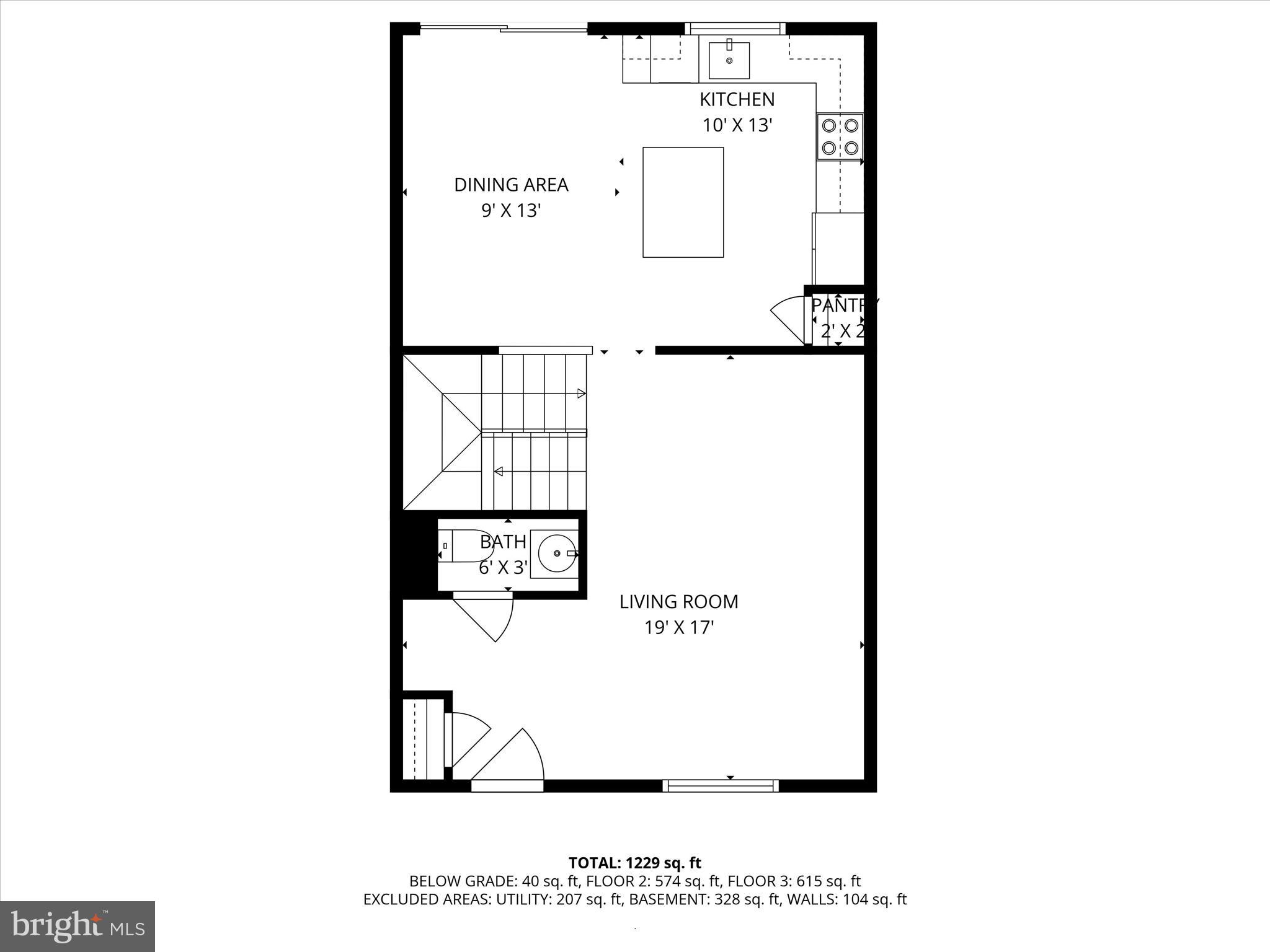 184 Darling Street Newark, DE 19702 - Photo 41 of 44 Main Level Floor Plan