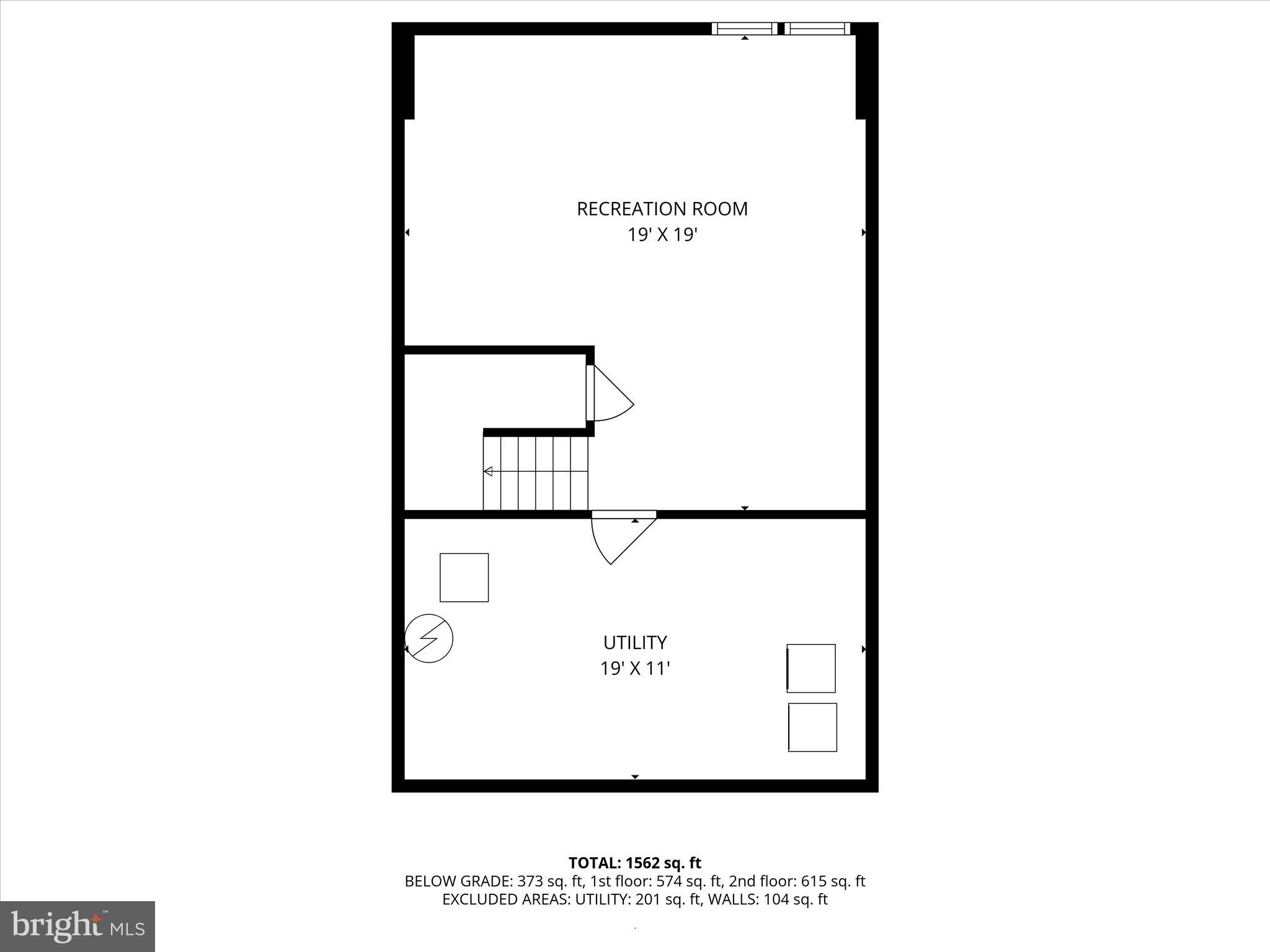 184 Darling Street Newark, DE 19702 - Photo 43 of 44 Lower Level Floor Plan