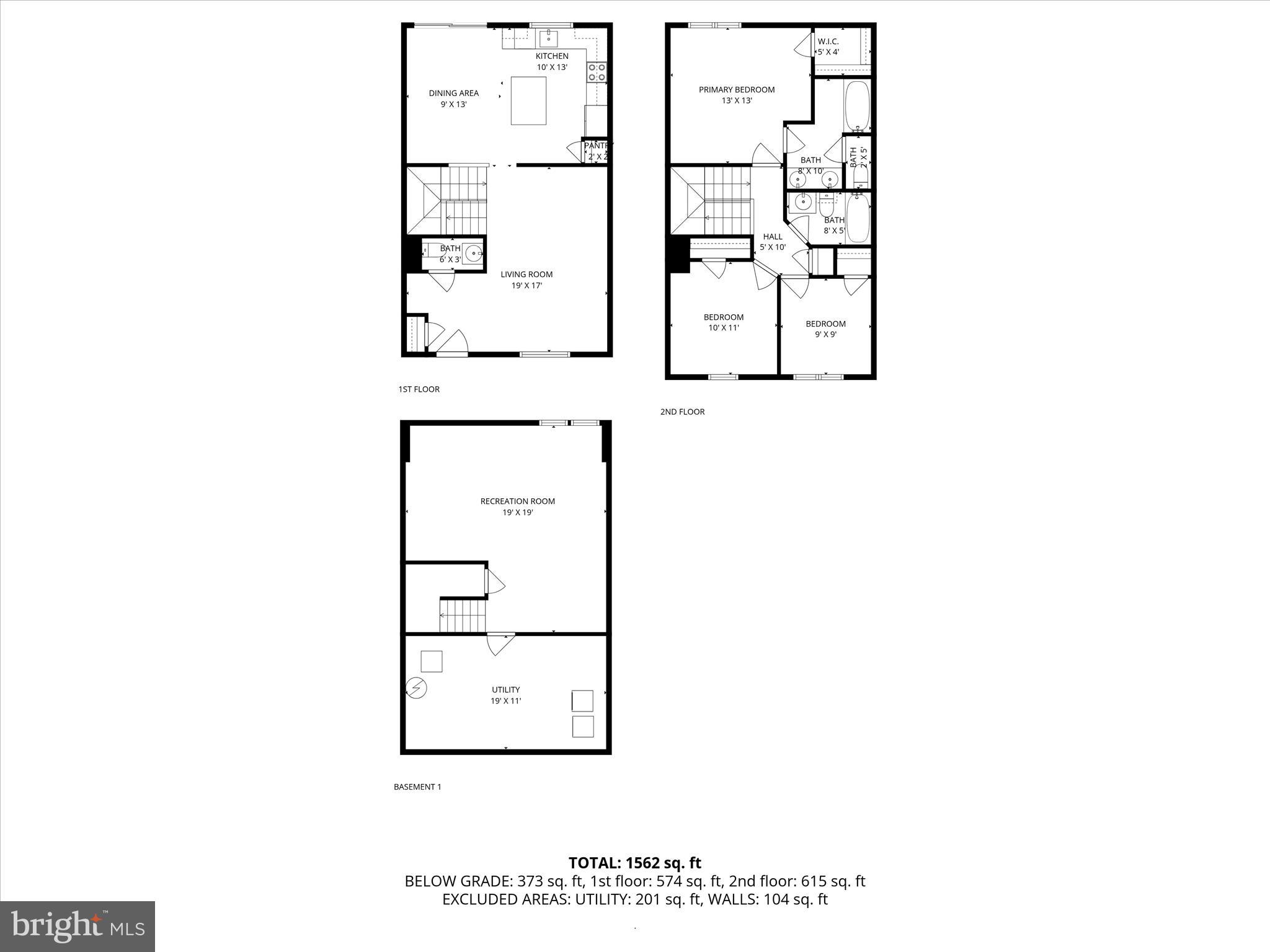 184 Darling Street Newark, DE 19702 - Photo 44 of 44 Combined Floor Plans