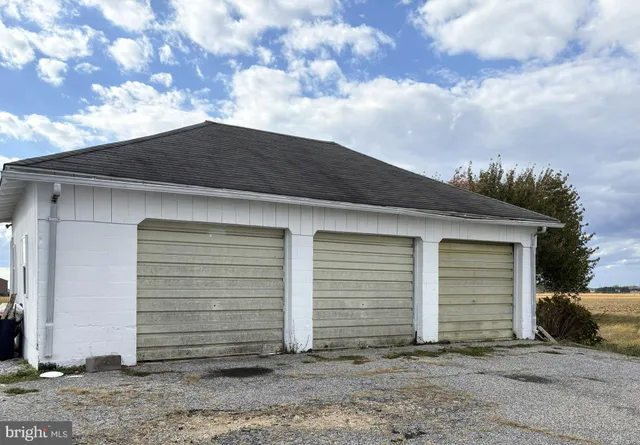 a backyard of a house
