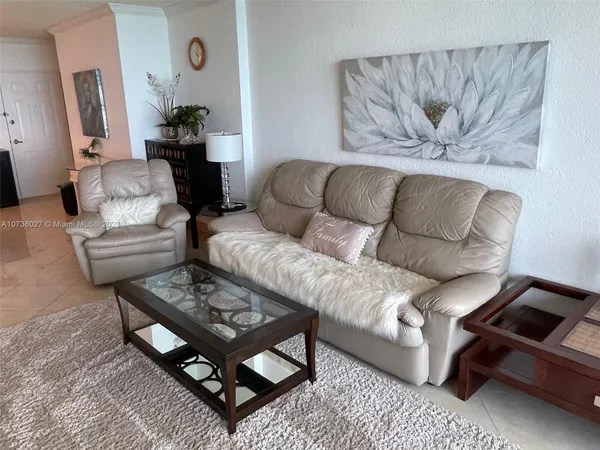 a view of outdoor space and living room