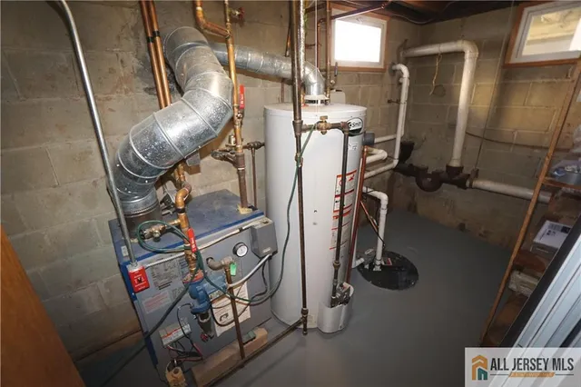 a view of storage and utility room