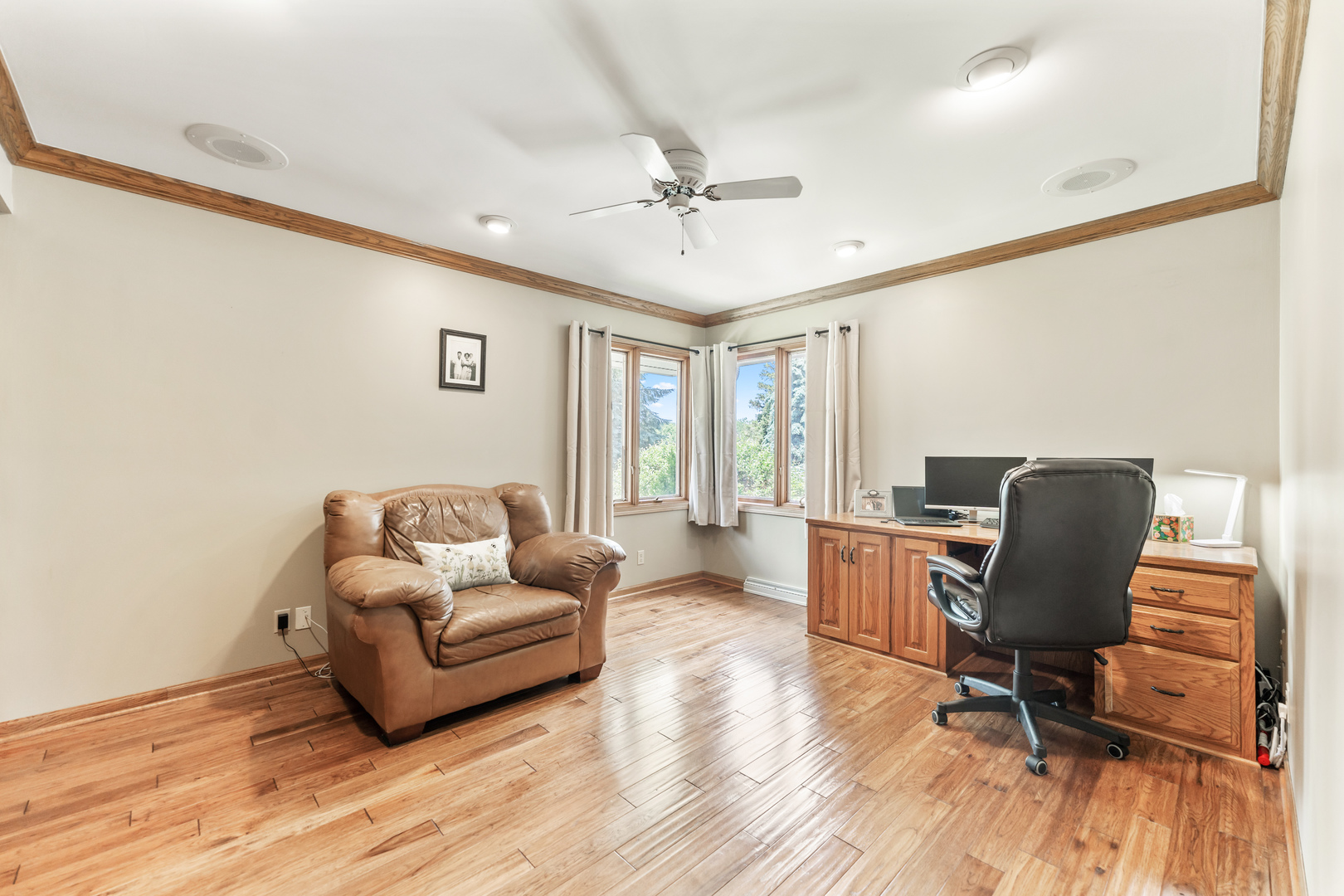 1N409 County Line Road Maple Park, IL 60151 - Photo 36 of 125 a living room with furniture and a wooden floor