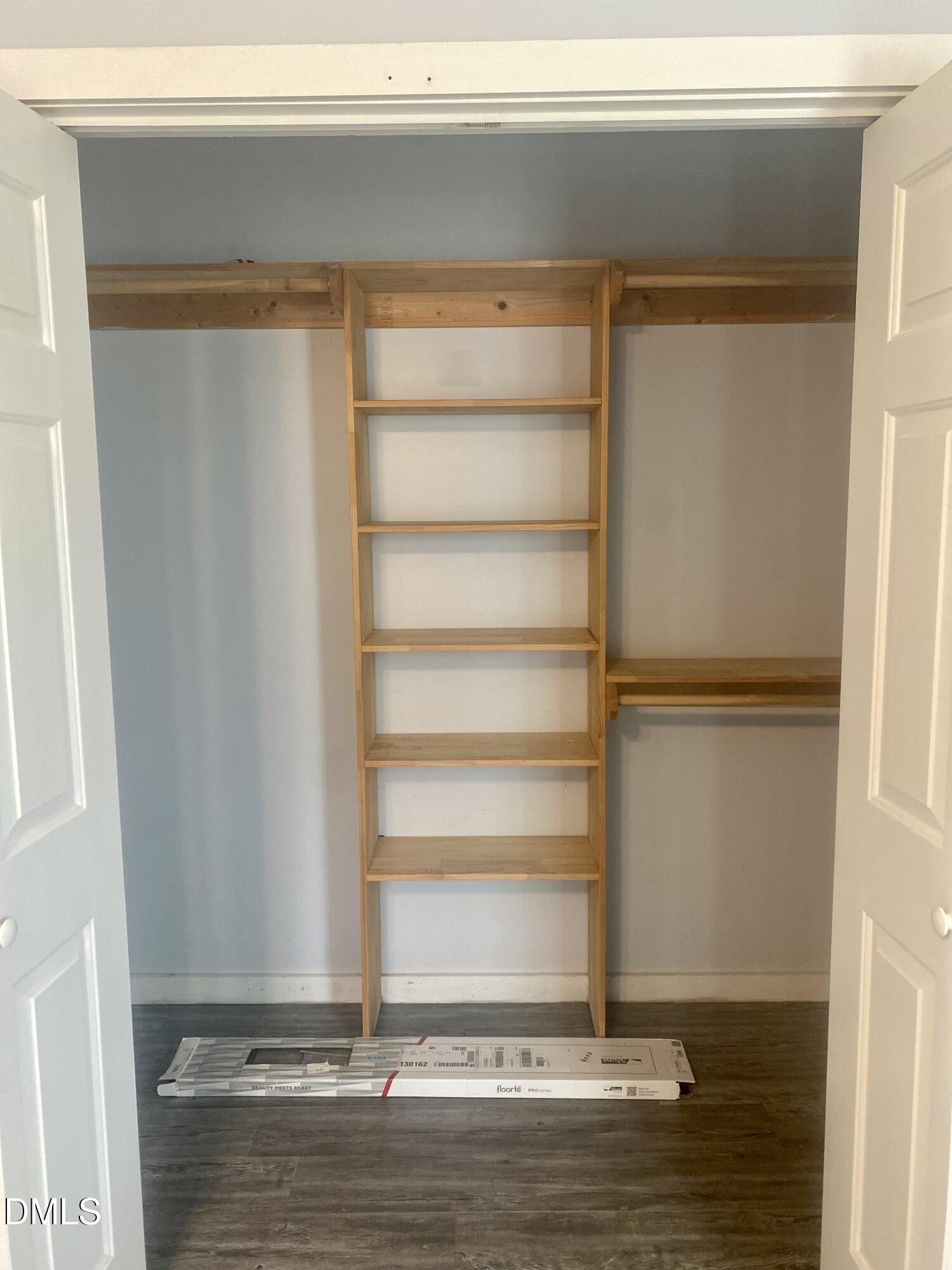 3182 Sims Bridge Road Kittrell, NC 27544 - Photo 37 of 44 a view of walk in closet with empty racks
