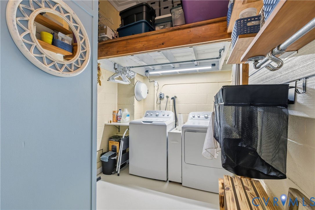 5800 West Rois Road Richmond, VA 23227 - Photo 25 of 32 a utility room with dryer and washer