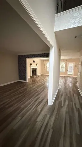 a view of empty room