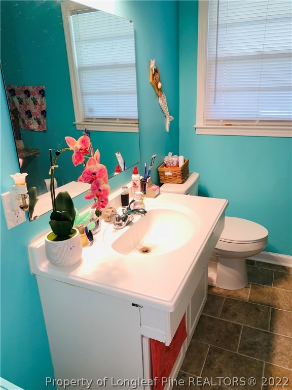 1000 Rowan Road Lumberton, NC 28358 - Photo 34 of 41 a bathroom with a sink mirror and toilet