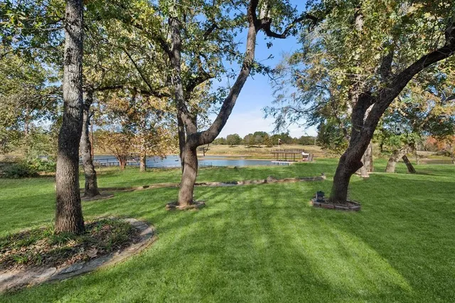 a view of an outdoor space with a lake view