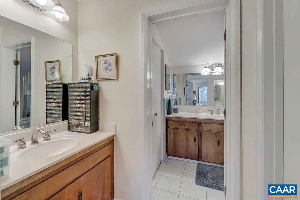 3 Laguna Road Palmyra, VA 22963 - Photo 17 of 39 a bathroom with a sink and a mirror