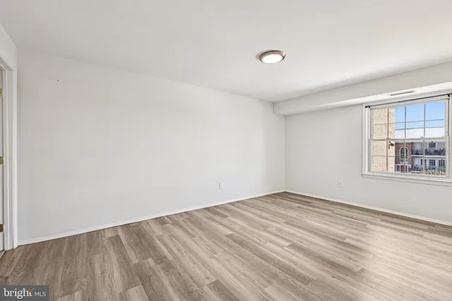 wooden floor in a room