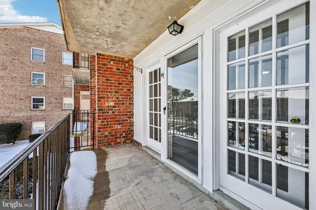 a view of front door of house