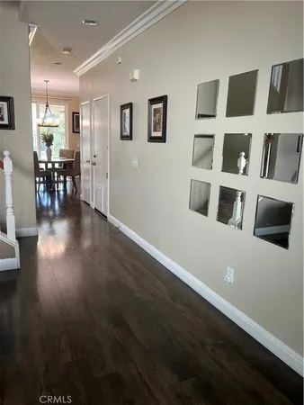 a view of livingroom with furniture and wooden floor
