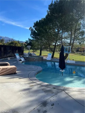 a view of a park with slides