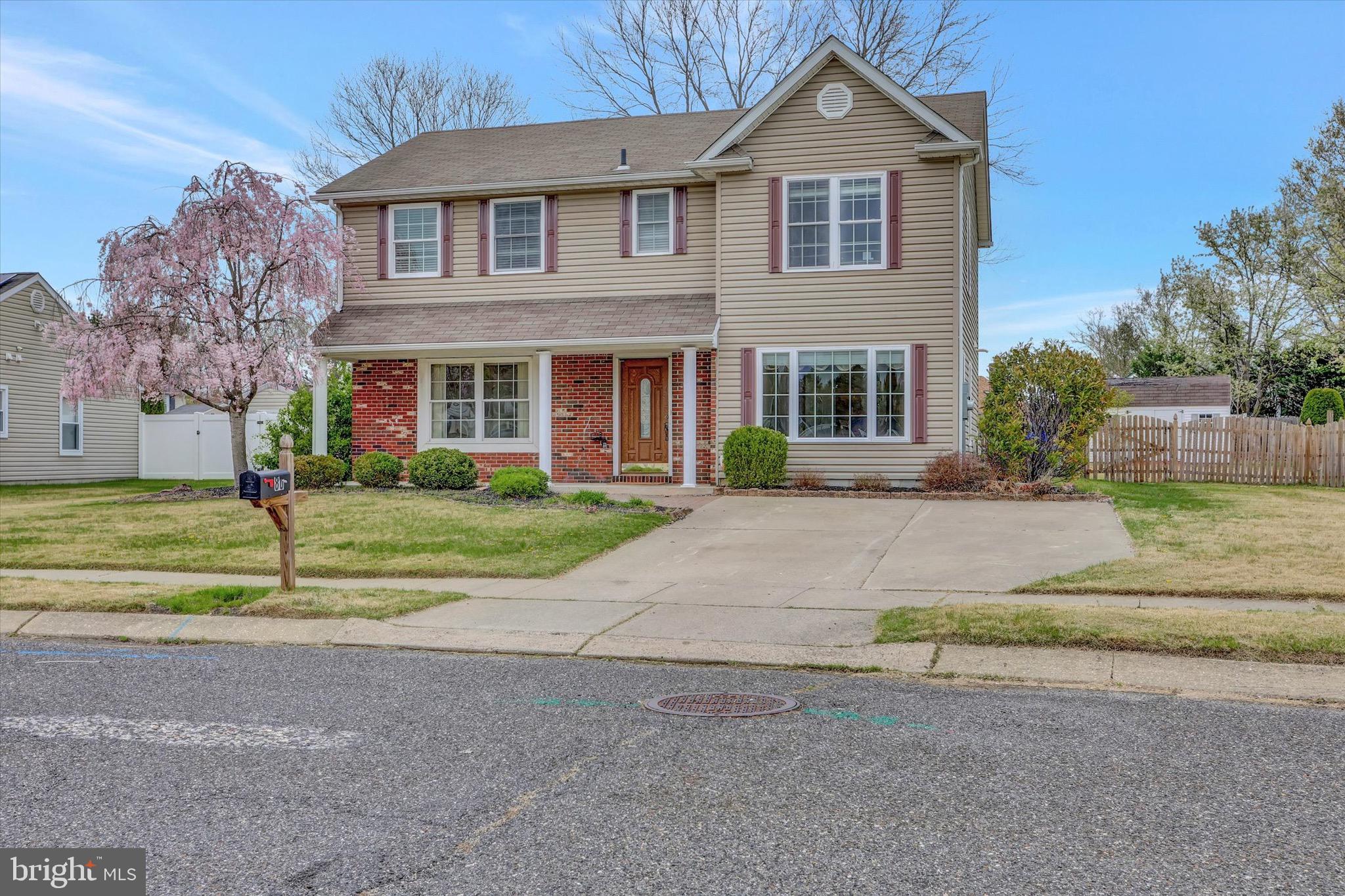 80 Dover Road Westampton, NJ 08060 - Photo 3 of 36 a front view of a house with a yard