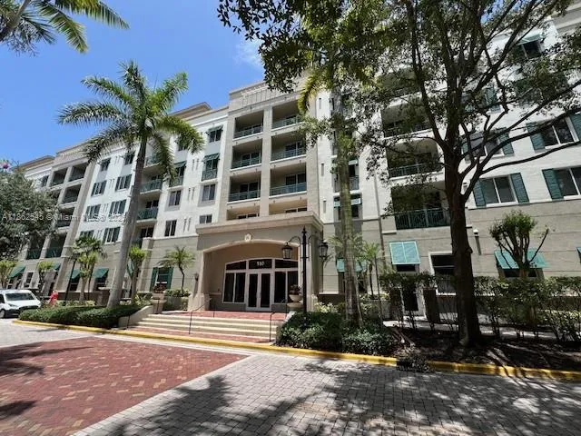 a front view of a building