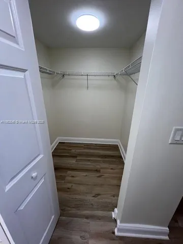 a view of walk in closet