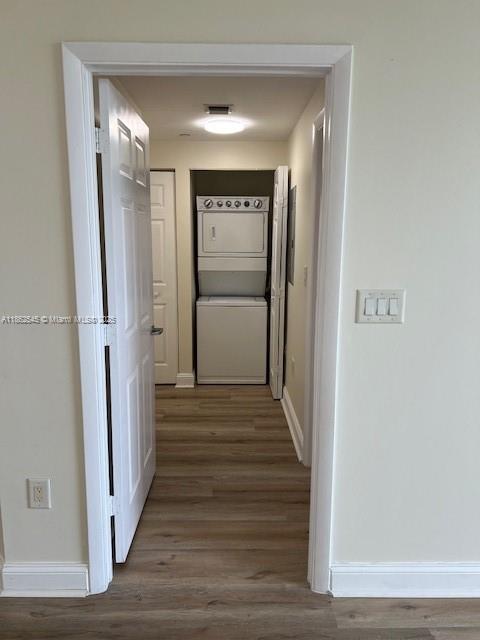 510 Northwest 84th Avenue, Unit 507 Plantation, FL 33324 - Photo 28 of 33 a view of a hallway with wooden floor and entryway