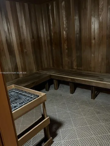 a view of barbeque area with wooden floor