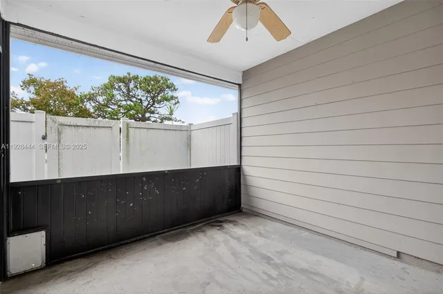 a backyard of a house