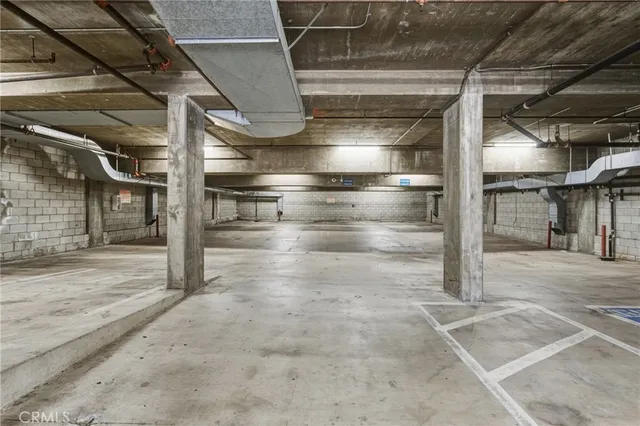 a view of parking garage