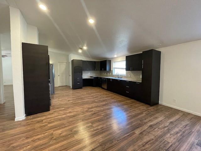 190 Private Road 4435 Rhome, TX 76078 - Photo 14 of 29 a view of kitchen with refrigerator and microwave