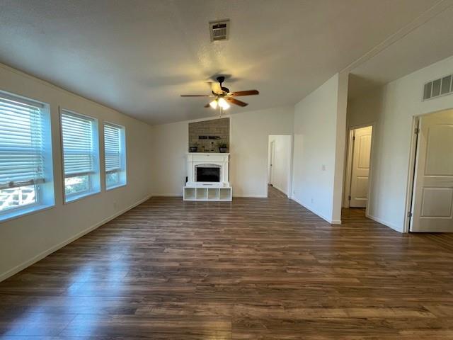 190 Private Road 4435 Rhome, TX 76078 - Photo 16 of 29 a view of an empty room with window and wooden floor