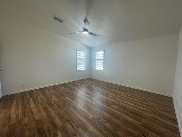 190 Private Road 4435 Rhome, TX 76078 - Photo 5 of 29 a view of empty room with wooden floor and fan