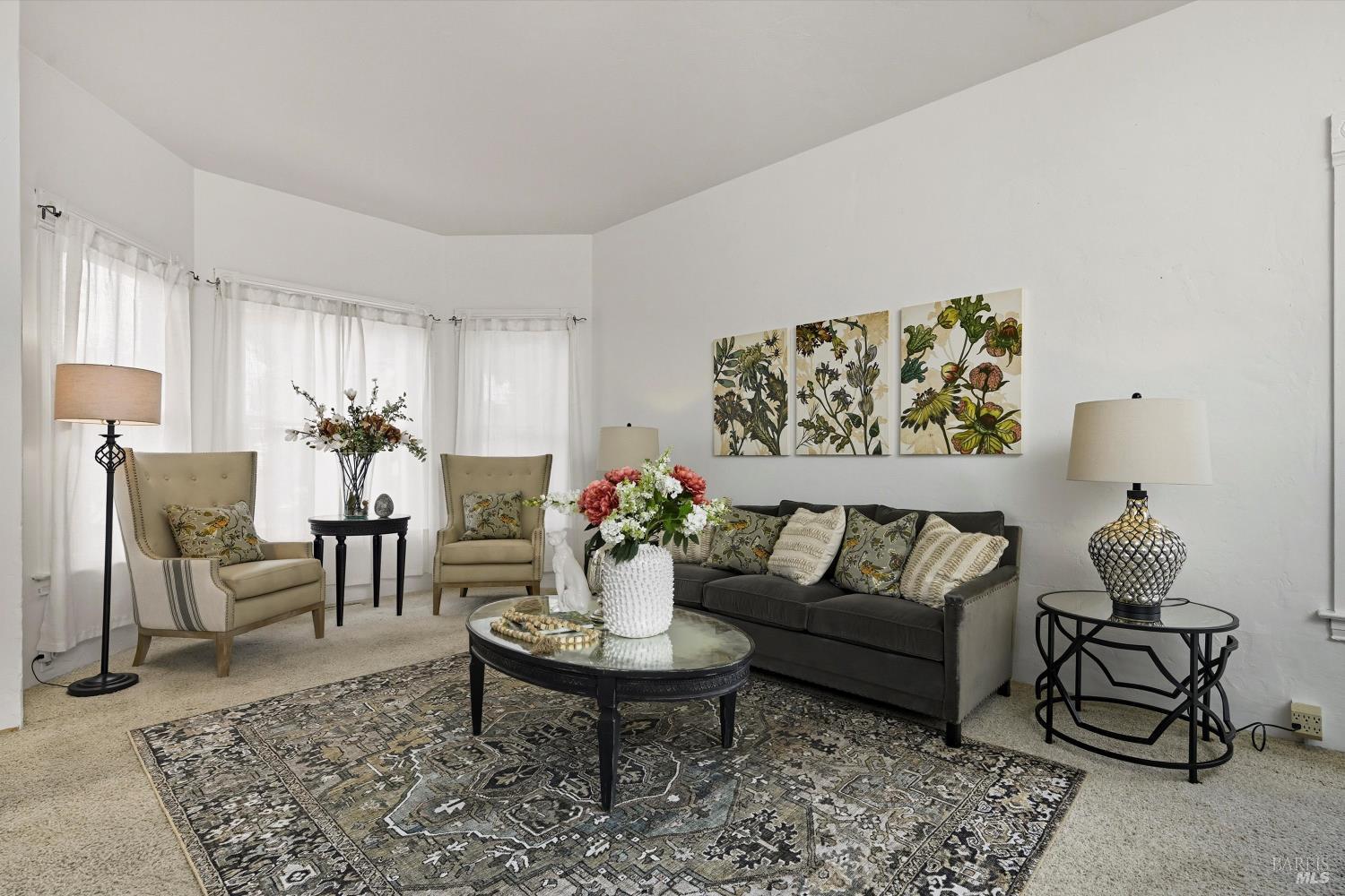 722 Beaver Street Santa Rosa, CA 95404 - Photo 6 of 29 a living room with furniture and wooden floor
