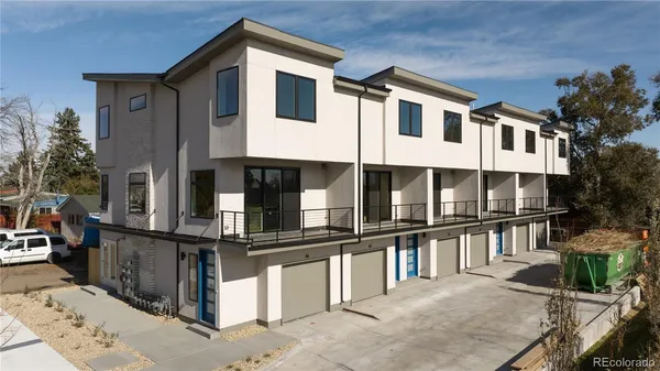 a front view of a house with balcony