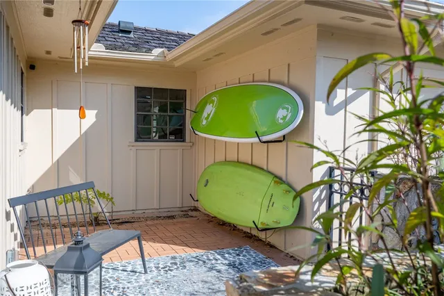 a view of outdoor seating space