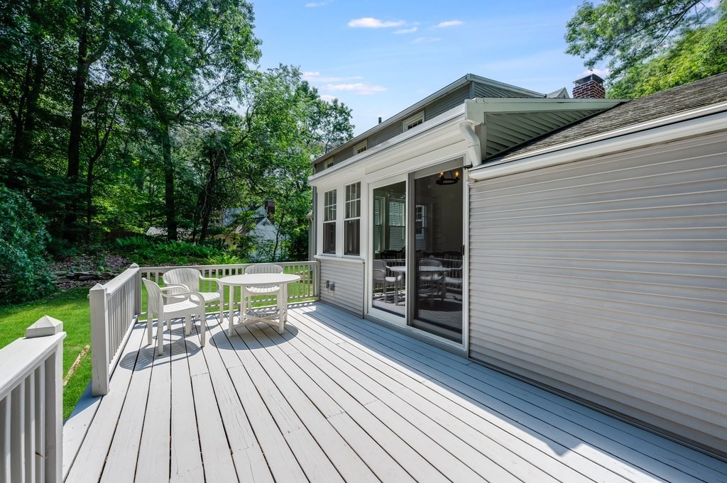 21 Cutler Drive Ashland, MA 01721 - Photo 23 of 28 a view of balcony with furniture and garden