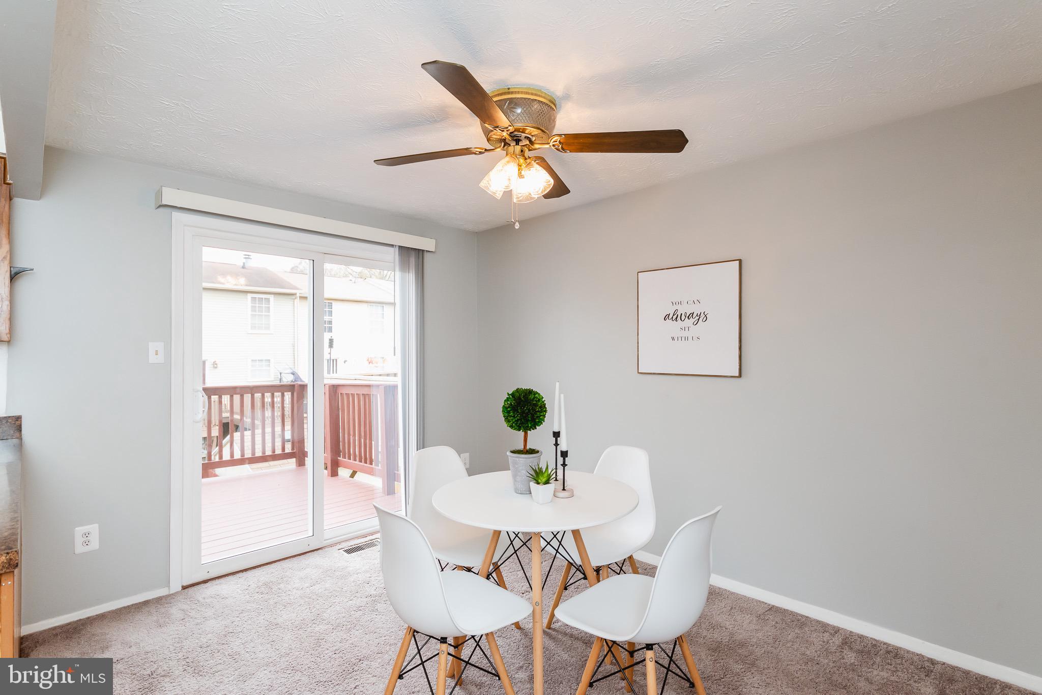 4010 Rustico Road Baltimore, MD 21220 - Photo 12 of 30 Dining Area w/ Deck Access