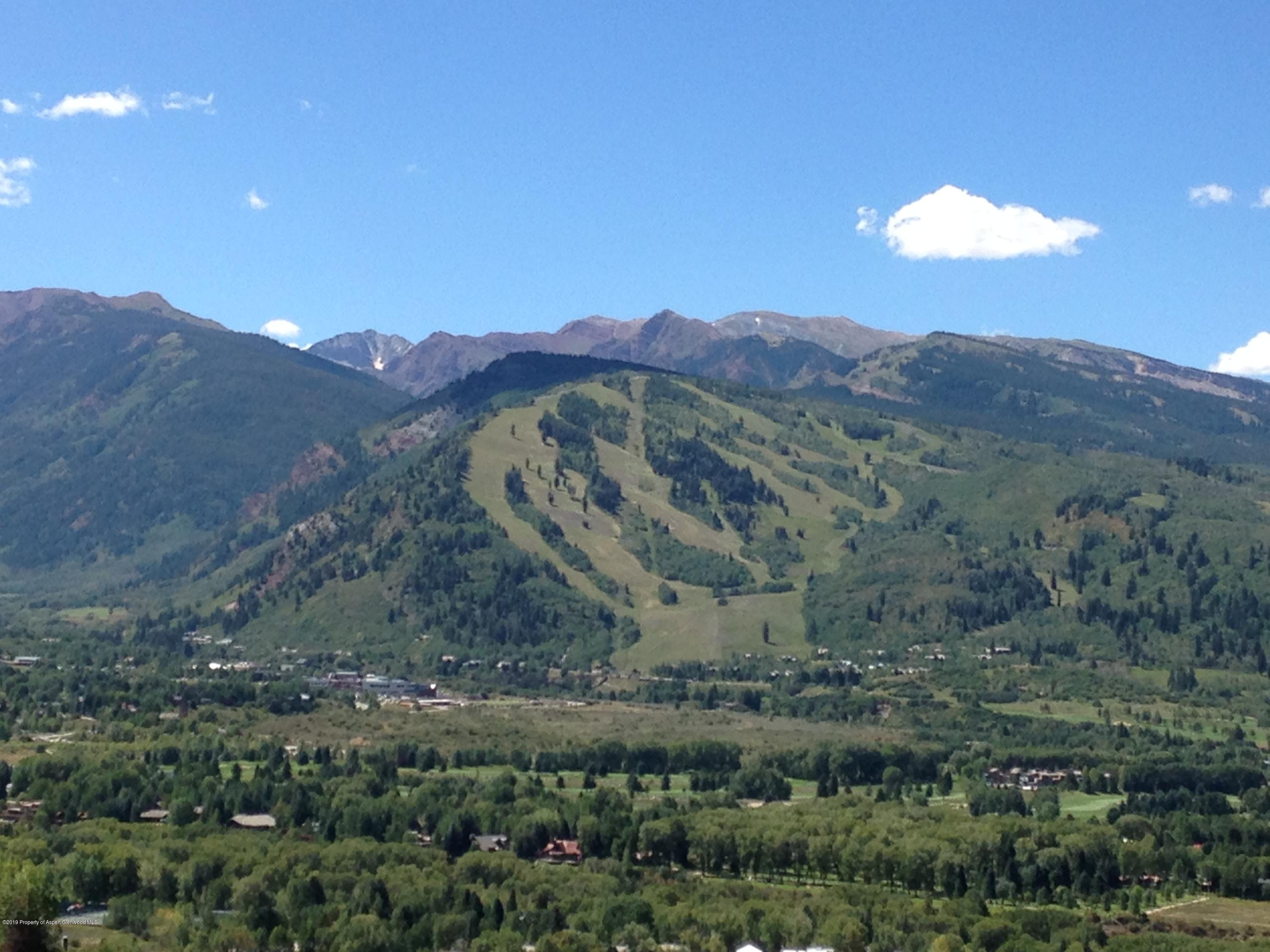 221 Wright Road Aspen, CO 81612 - Photo 3 of 16 a view of a lush green hillside and a building