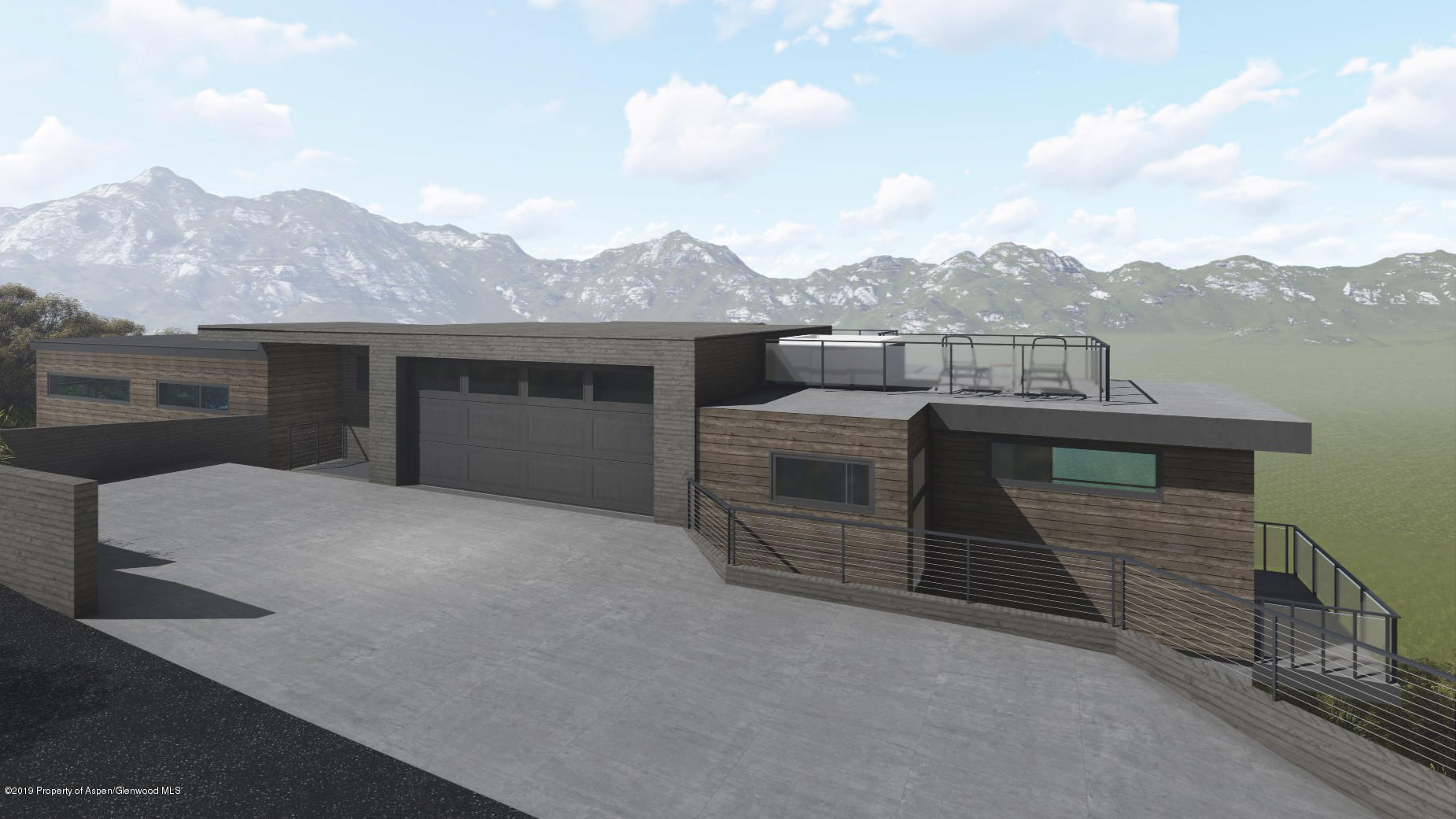 221 Wright Road Aspen, CO 81612 - Photo 6 of 16 a terrace of a house with yard and balcony