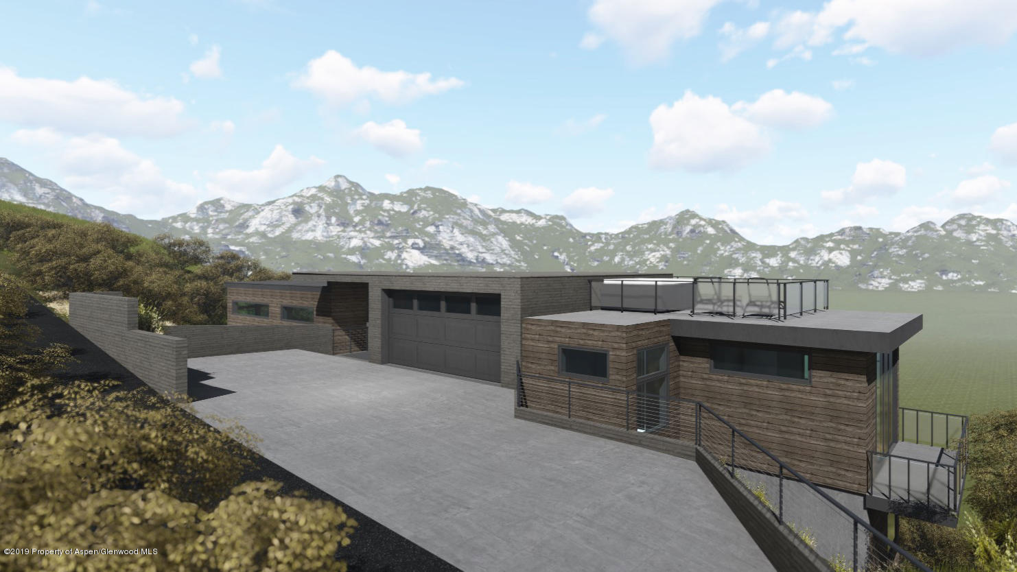 221 Wright Road Aspen, CO 81612 - Photo 7 of 16 a balcony with furniture and a kitchen