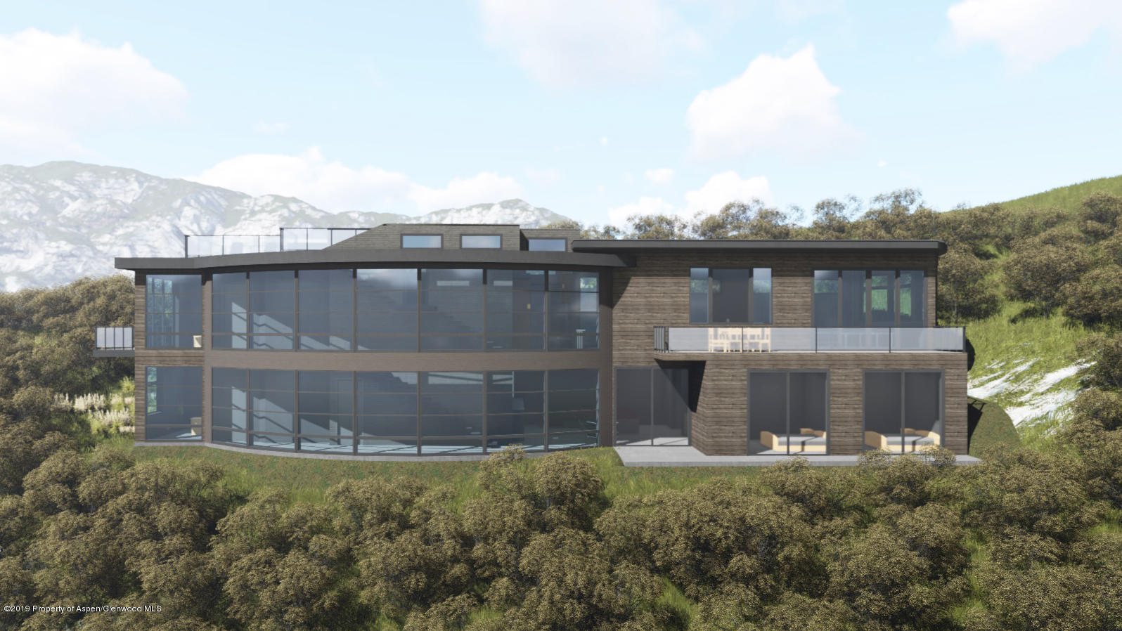 221 Wright Road Aspen, CO 81612 - Photo 8 of 16 a view of a house with a yard and fence