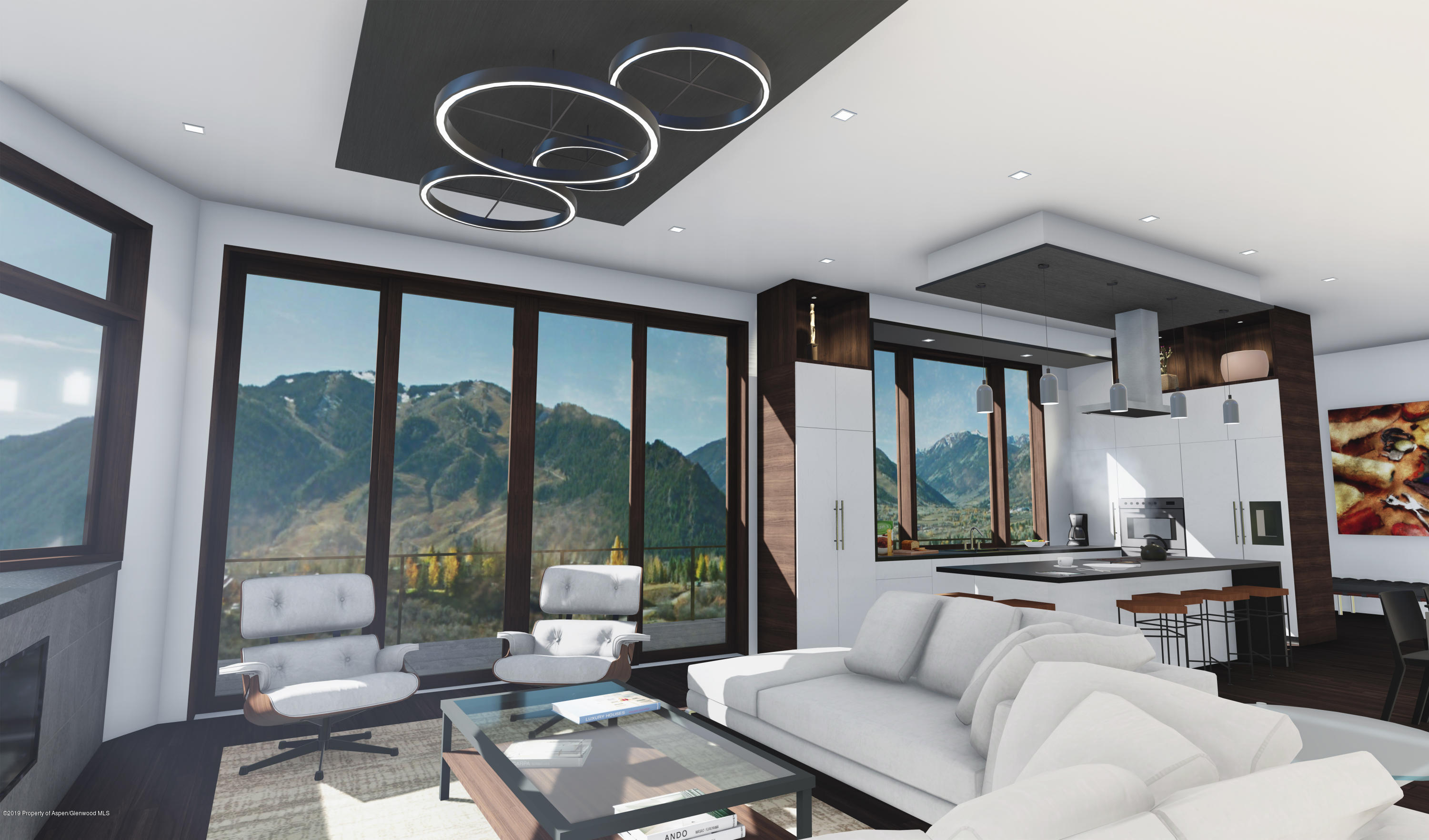 221 Wright Road Aspen, CO 81612 - Photo 9 of 16 a living room with furniture and a large window