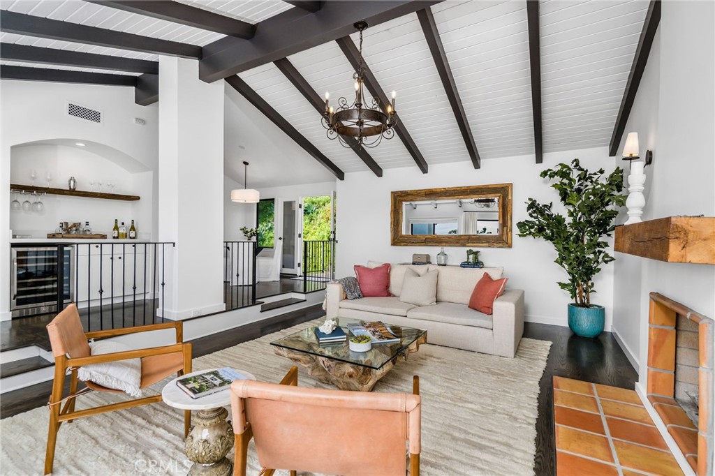 24743 Vantage Point Terrace Malibu, CA 90265 - Photo 25 of 64 a living room with furniture and a potted plant
