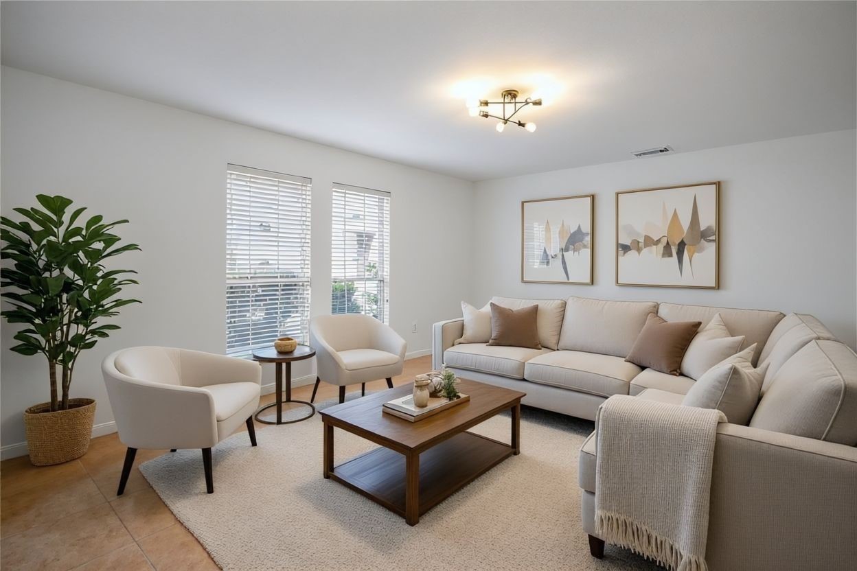 11735 Alief Clodine Road, Unit 20 Houston, TX 77072 - Photo 8 of 33 a living room with furniture and a large window