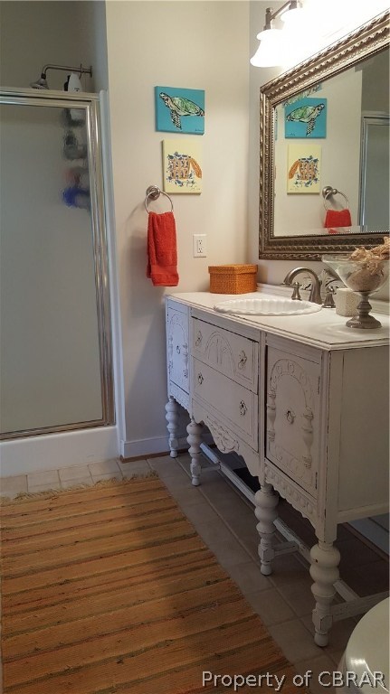 864 Mill Wharf Road Wake, VA 23176 - Photo 14 of 31 Master bath - antique sink vanity - how adorable and unique!