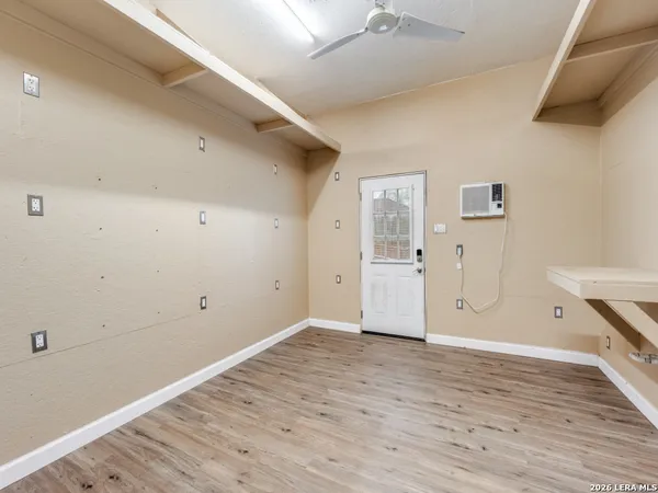 wooden floor in an empty room